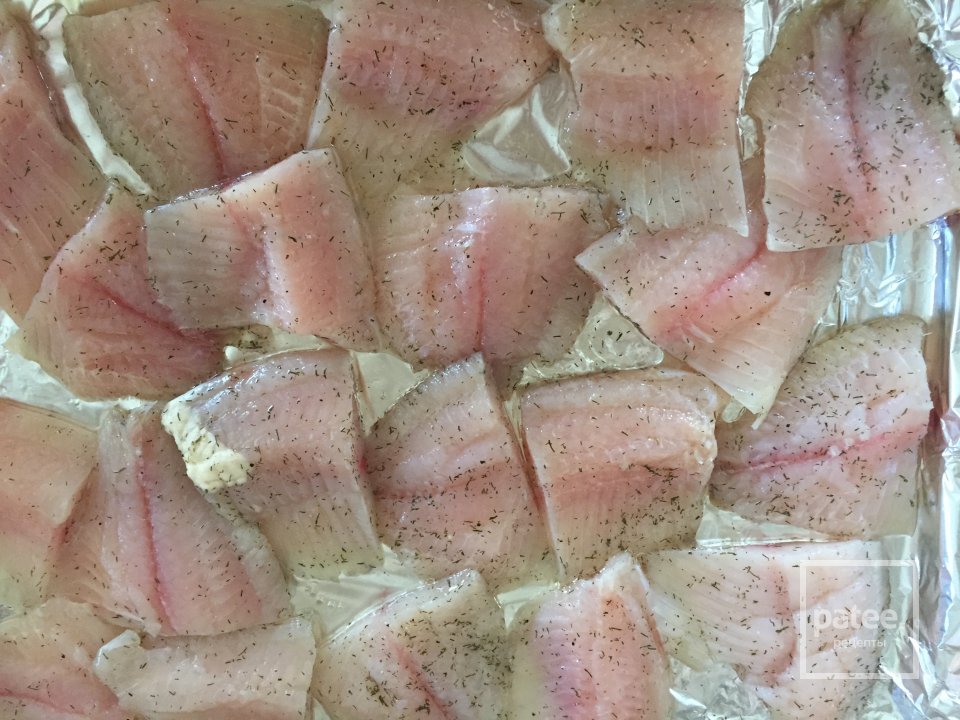 Тилапия с брокколи в духовке - Шаг 4