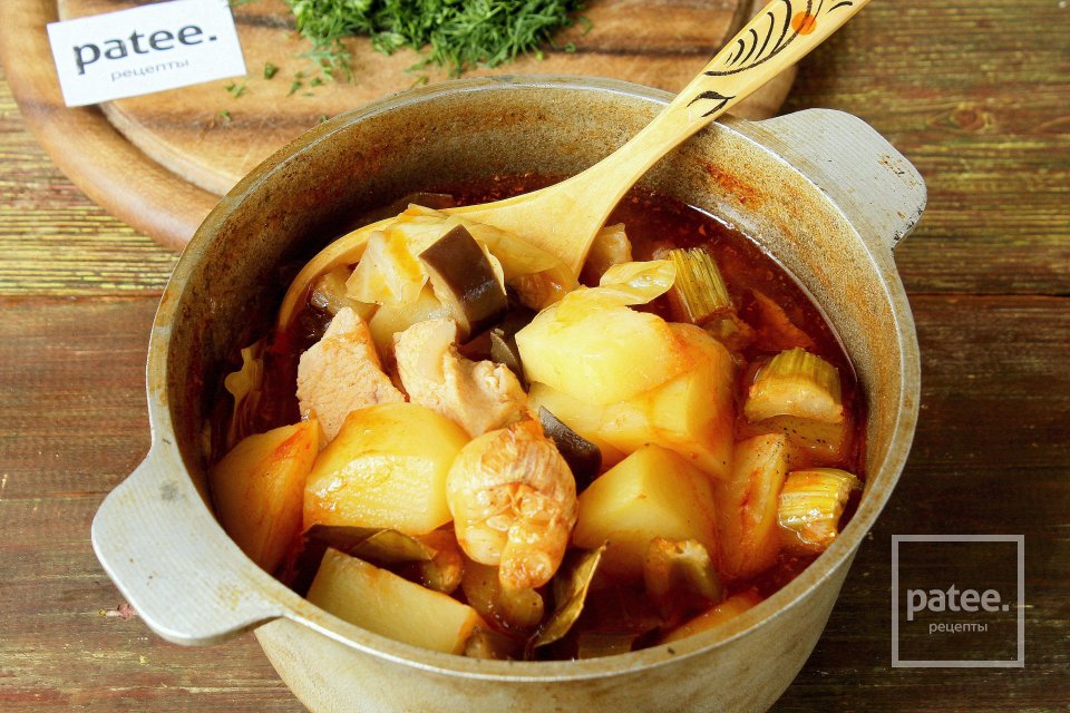 Рагу с куриным филе - Шаг 13