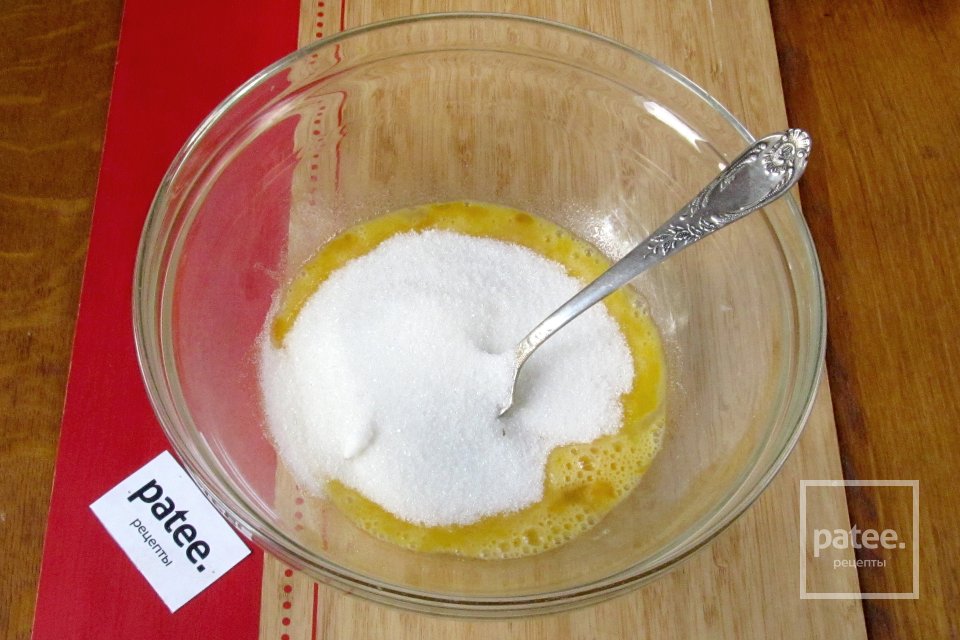 Пирог с персиками - Шаг 3