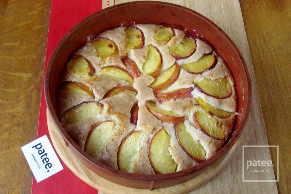 Пирог с персиками - Шаг 13