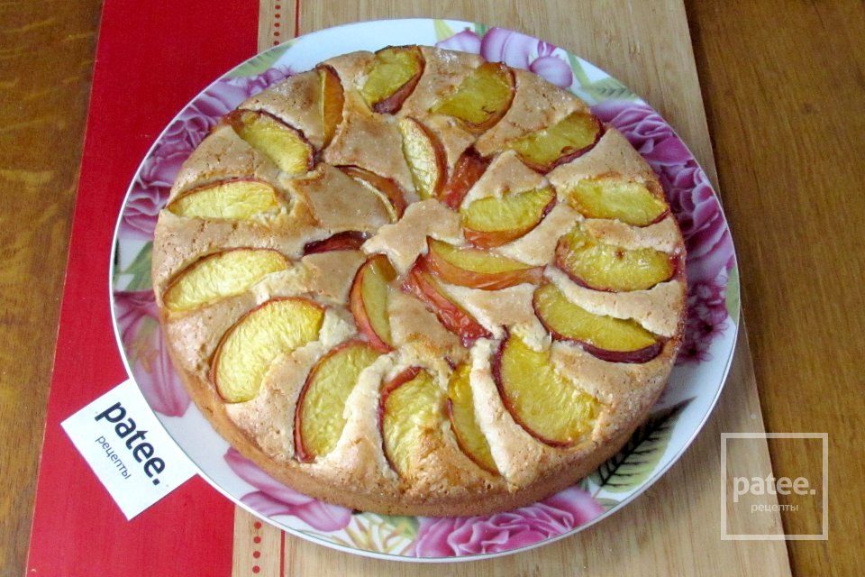 Пирог с персиками - Шаг 14