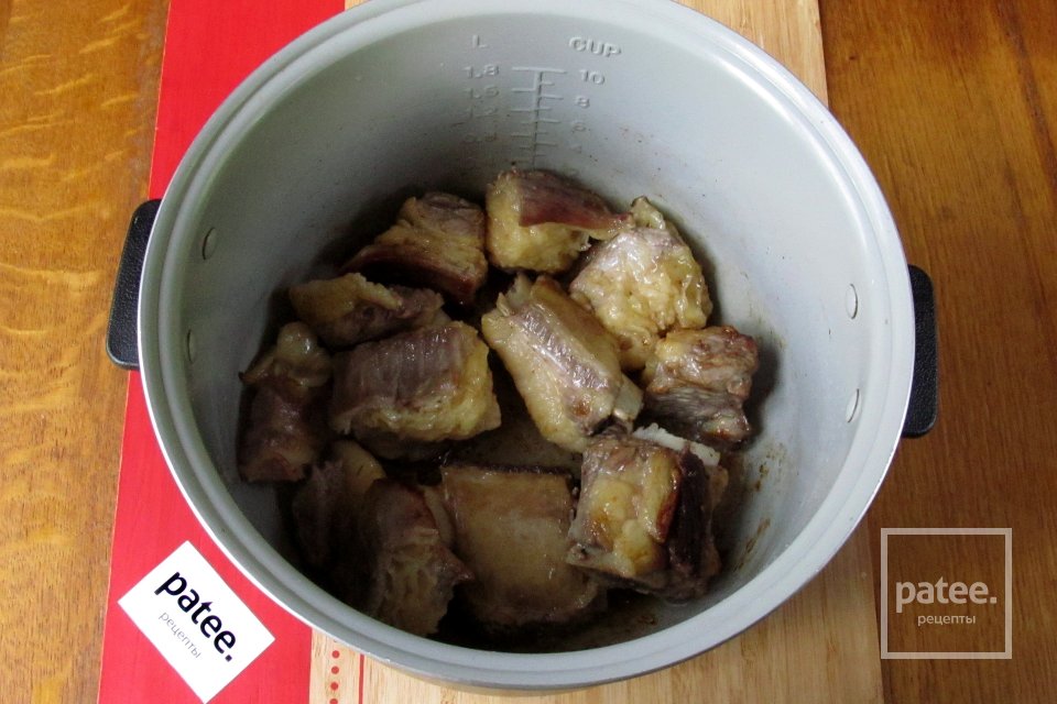 Узбекский плов с говядиной в мультиварке - Шаг 7