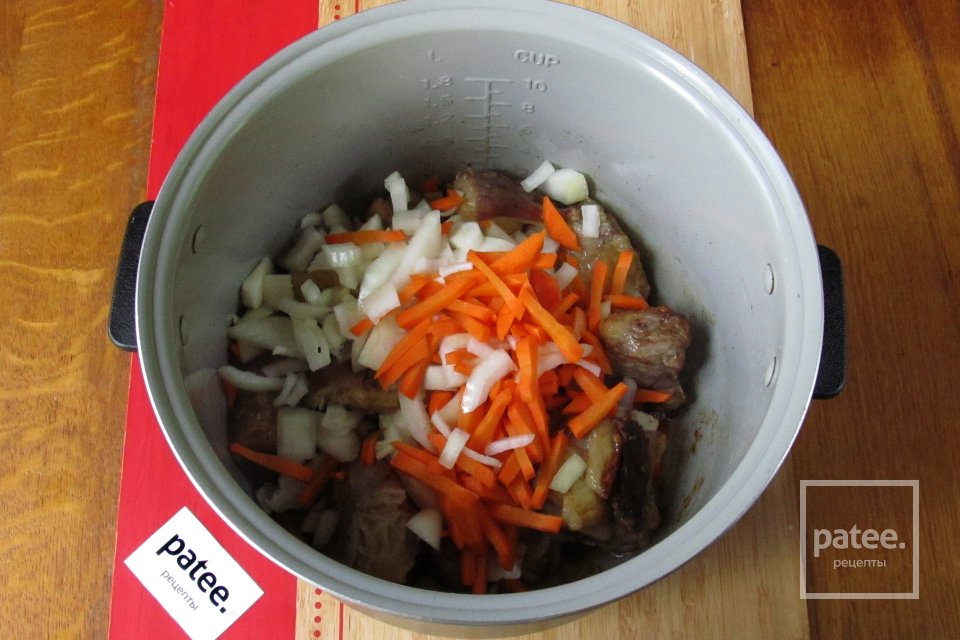 Узбекский плов с говядиной в мультиварке - Шаг 8