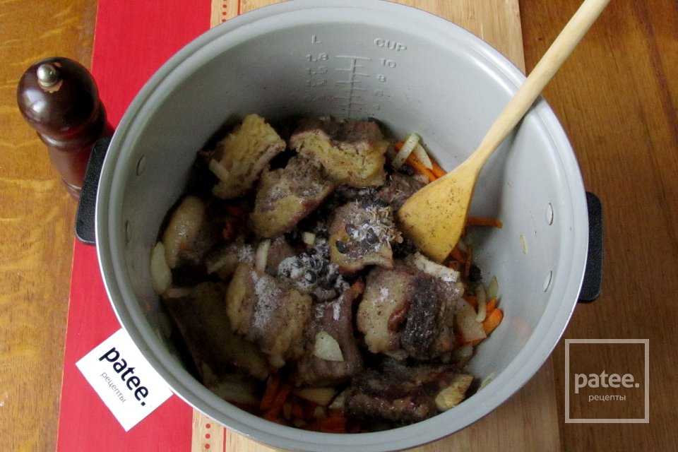 Узбекский плов с говядиной в мультиварке - Шаг 13