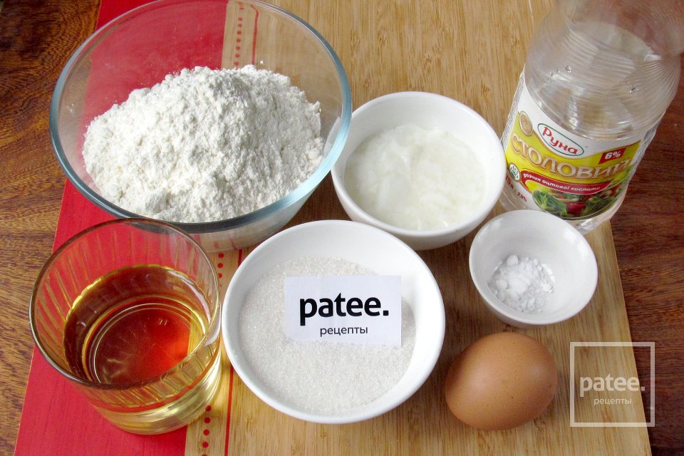 Песочное тесто на растительном масле - Шаг 1