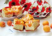 Пирог с абрикосами и абрикосовым джемом