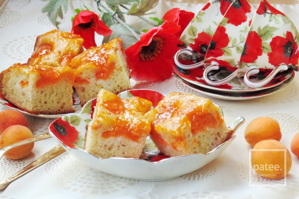 Пирог с абрикосами и абрикосовым джемом - Шаг 13