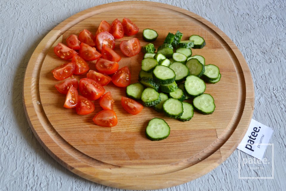 Салат с баклажанами и кукурузой - Шаг 6