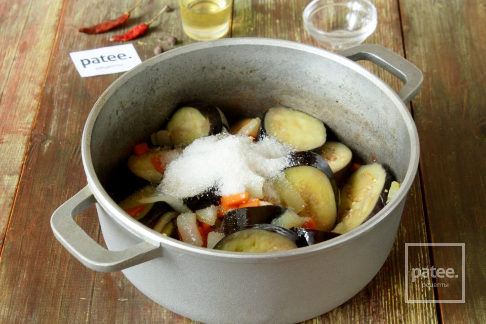 Острые баклажаны на зиму - Шаг 6