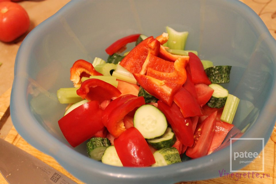 Gazpacho/ Гаспачо - Шаг 1