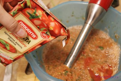 Gazpacho/ Гаспачо - приготовление