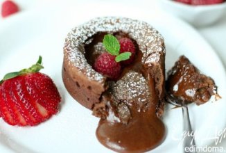 Шоколадный фондан