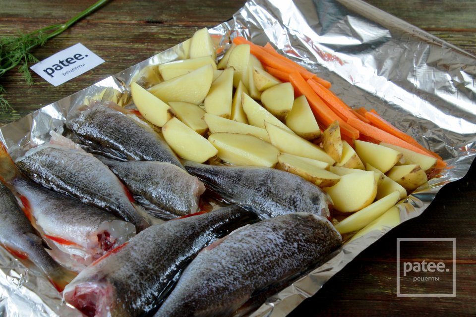 Окуни с овощами - Шаг 5