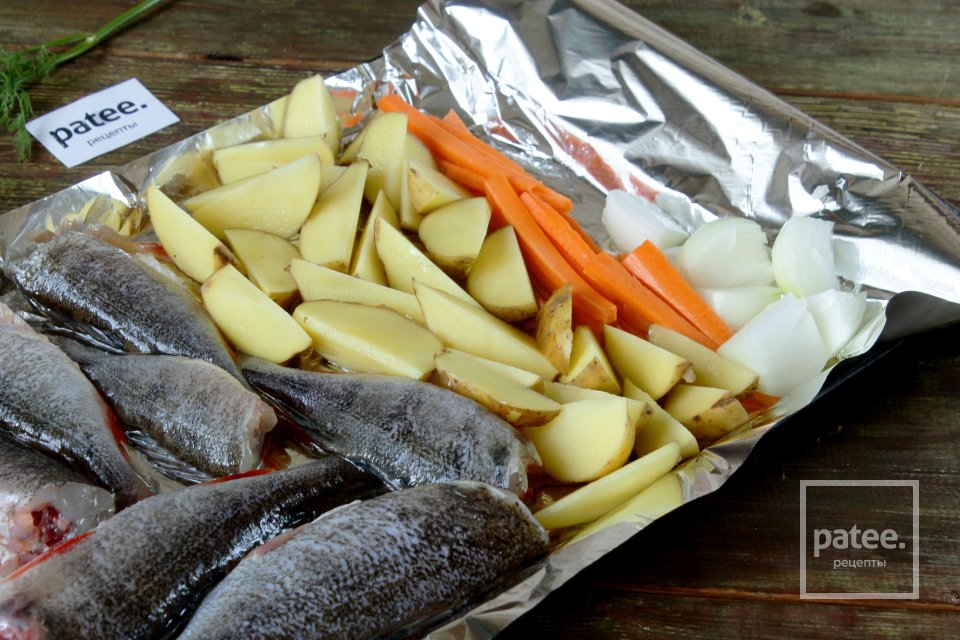 Окуни с овощами - Шаг 6