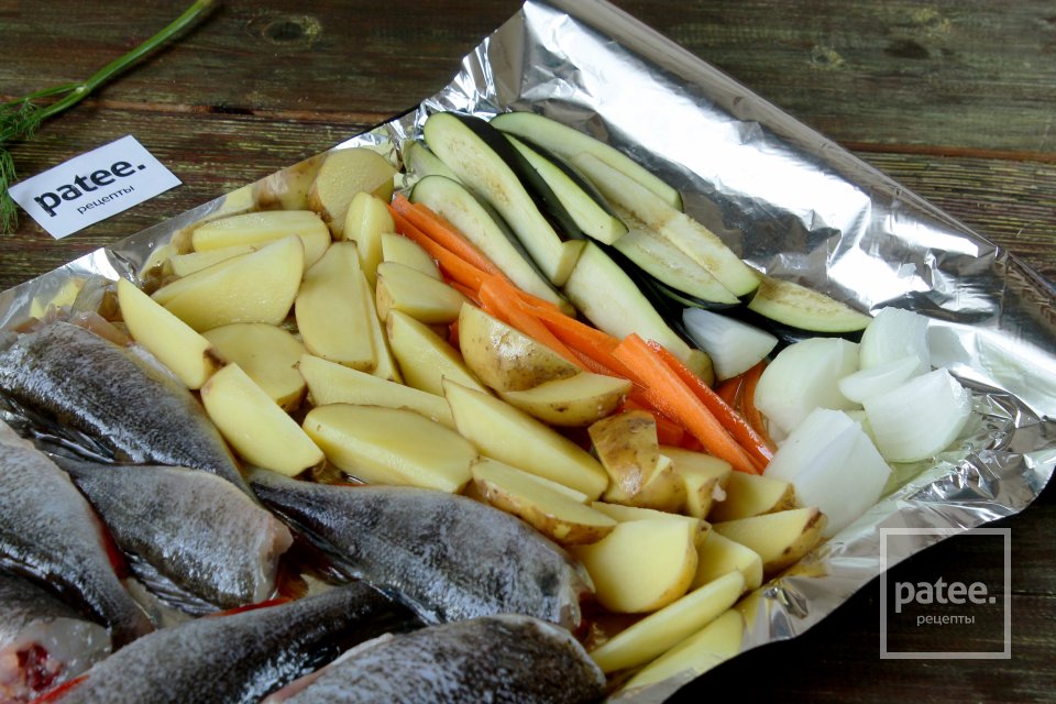 Окуни с овощами - Шаг 7
