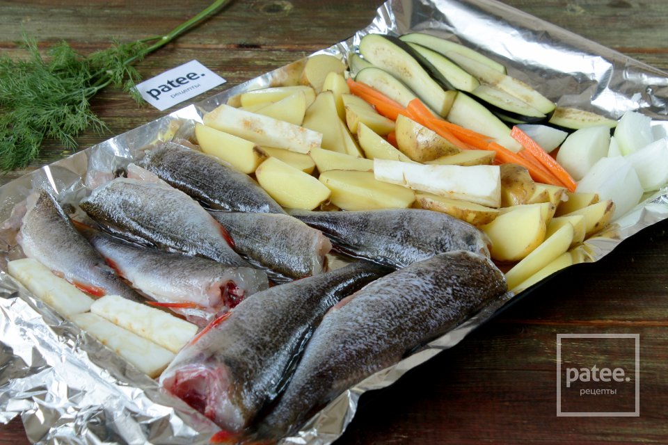 Окуни с овощами - Шаг 8