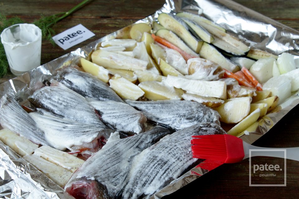 Окуни с овощами - Шаг 11