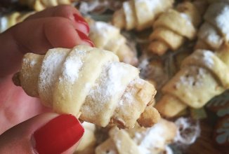 Песочные рогалики с кунжутом ☕️💛