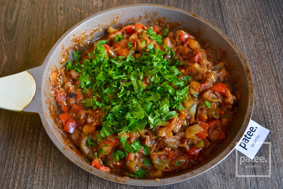 Соте из баклажанов - Шаг 15