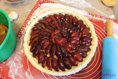 Limburgse pruimen vlaai/ Лимбургский сливовый флай - приготовление