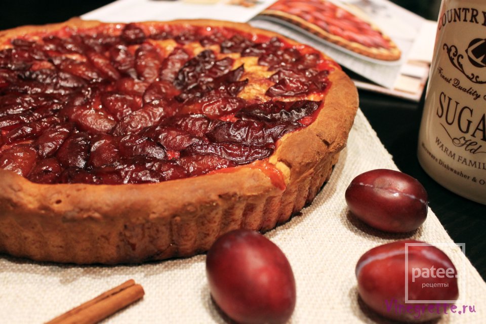 Limburgse pruimen vlaai/ Лимбургский сливовый флай - Шаг 11