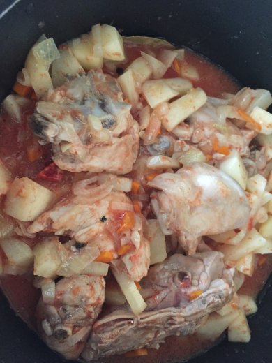 Острая курица с овощами - Шаг 14