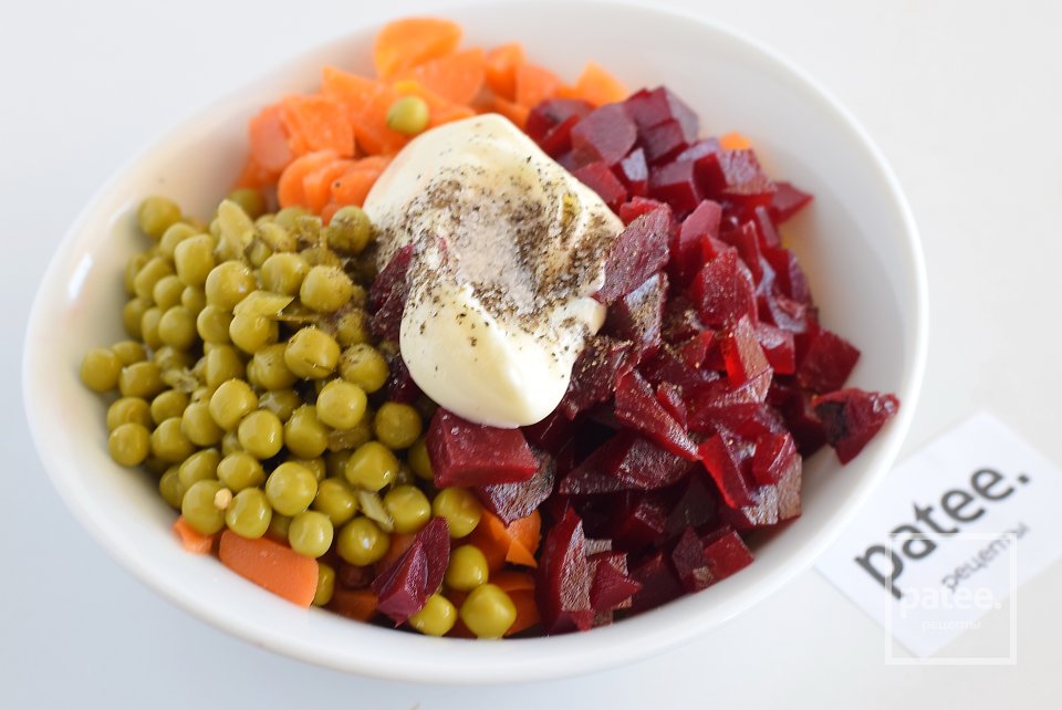 Острый салат со свеклой - Шаг 10