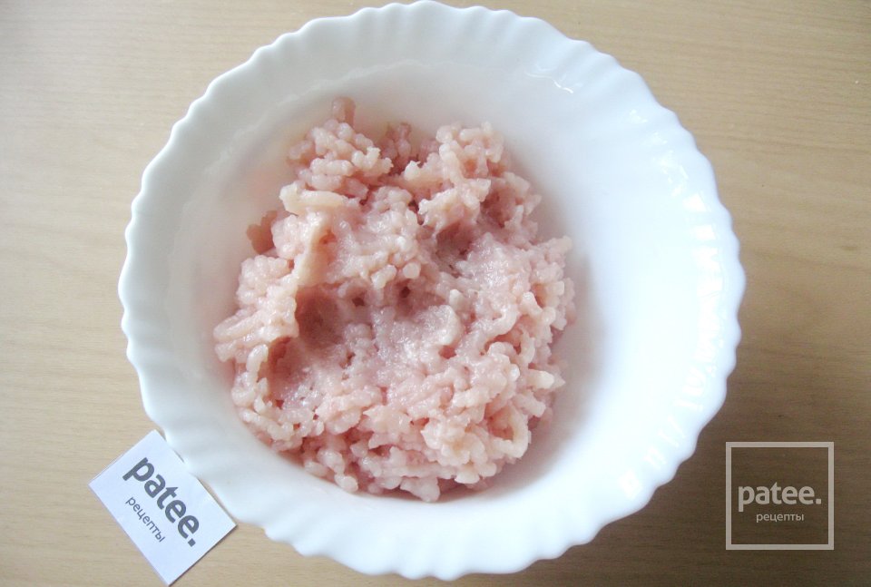 Перец, фаршированный курицей и капустой - Шаг 2