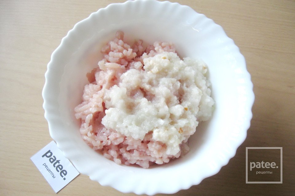 Перец, фаршированный курицей и капустой - Шаг 3