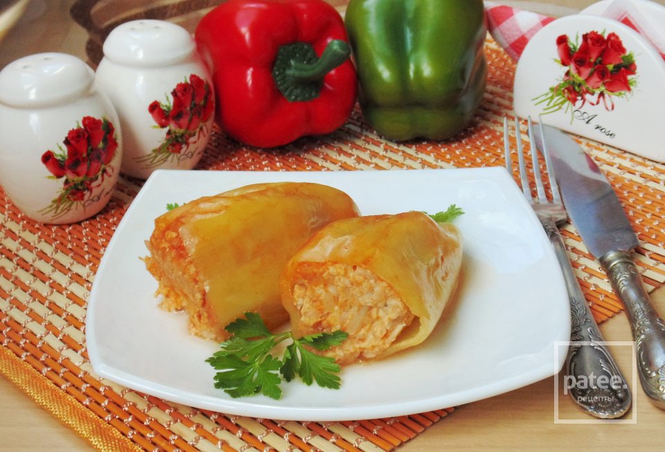 Перец, фаршированный курицей и капустой - Шаг 16