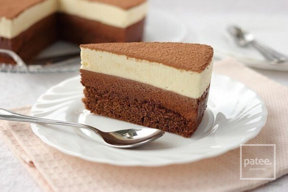 Торт "шоколадный дуэт" - Шаг 3