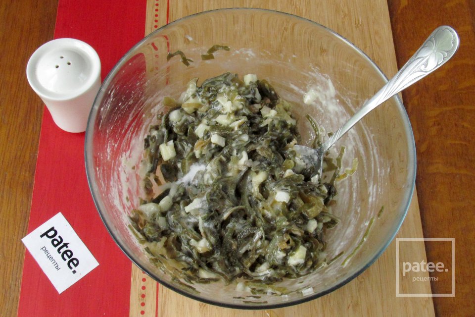 Оладьи из морской капусты - Шаг 6