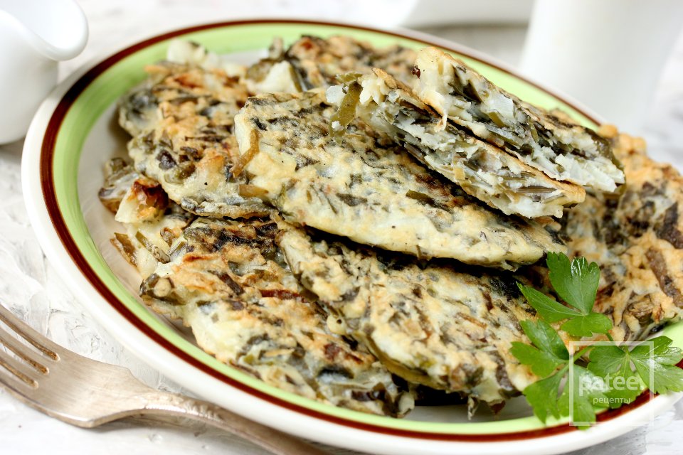 Оладьи из морской капусты - Шаг 13