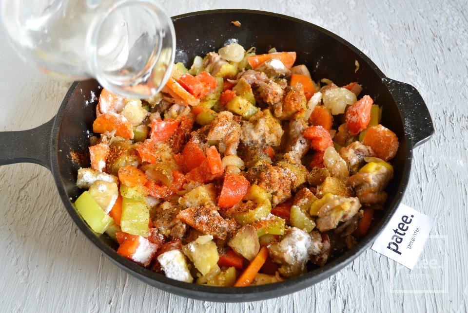 Рагу из курицы с овощами и перловкой - Шаг 14