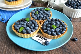 Тарталетки с голубикой