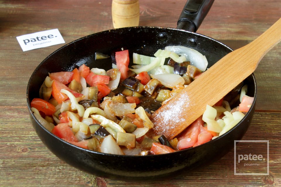 Овощи на сковороде - Шаг 8