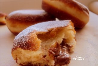 Пончики с шоколадным кремом "Восторг"