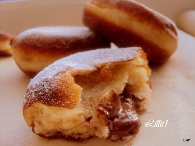 Пончики с шоколадным кремом "Восторг"