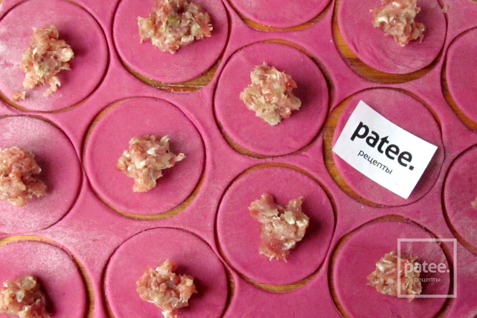 Розовые пельмени - Шаг 13