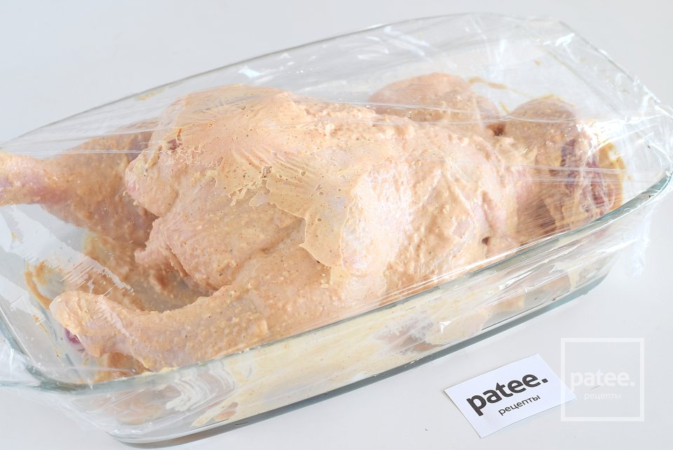 Курица в пикантном маринаде с хреном - Шаг 12