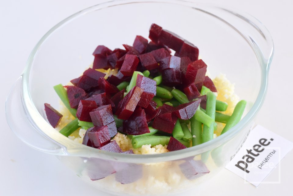 Овощной салат с кускусом - Шаг 6