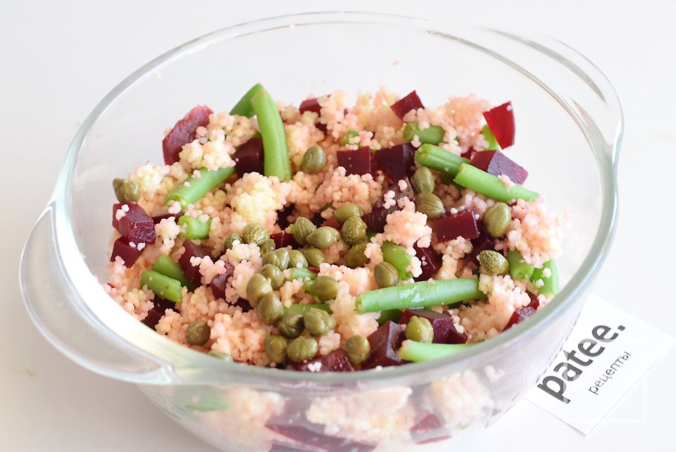 Овощной салат с кускусом - Шаг 7