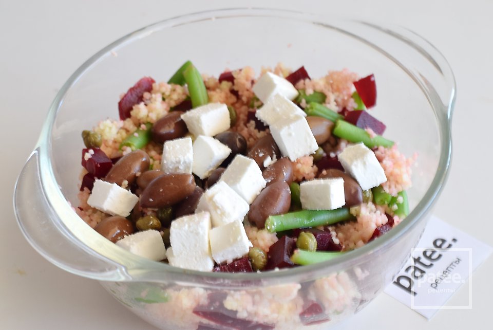 Овощной салат с кускусом - Шаг 10