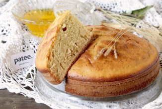 Пирог на горячем молоке