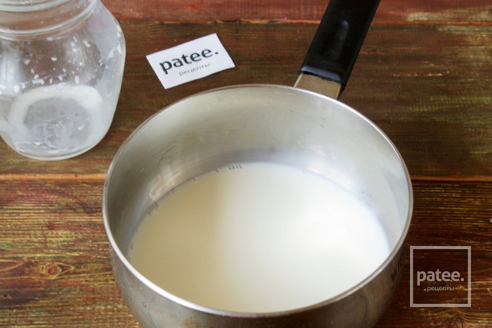 Пирог на горячем молоке - Шаг 7