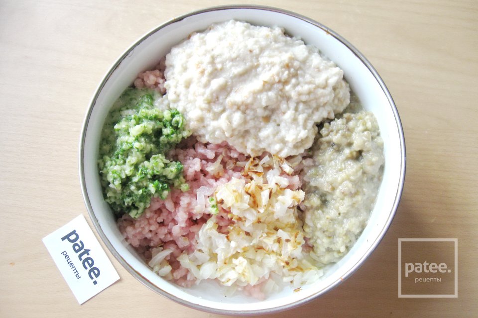 Котлеты из свинины с баклажанами - Шаг 12