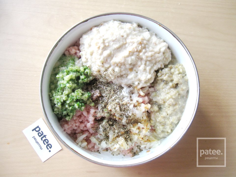 Котлеты из свинины с баклажанами - Шаг 13