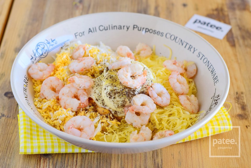 Салат с креветками и ананасом - Шаг 12