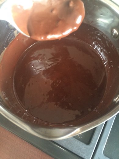Блестящая Шоколадная глазурь - Шаг 1