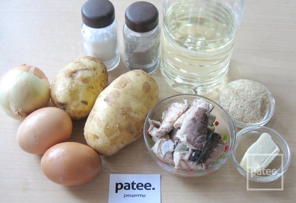 Картофельные зразы с рыбой - Шаг 1